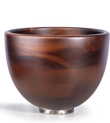 Premium walnut wood bowl - premium,